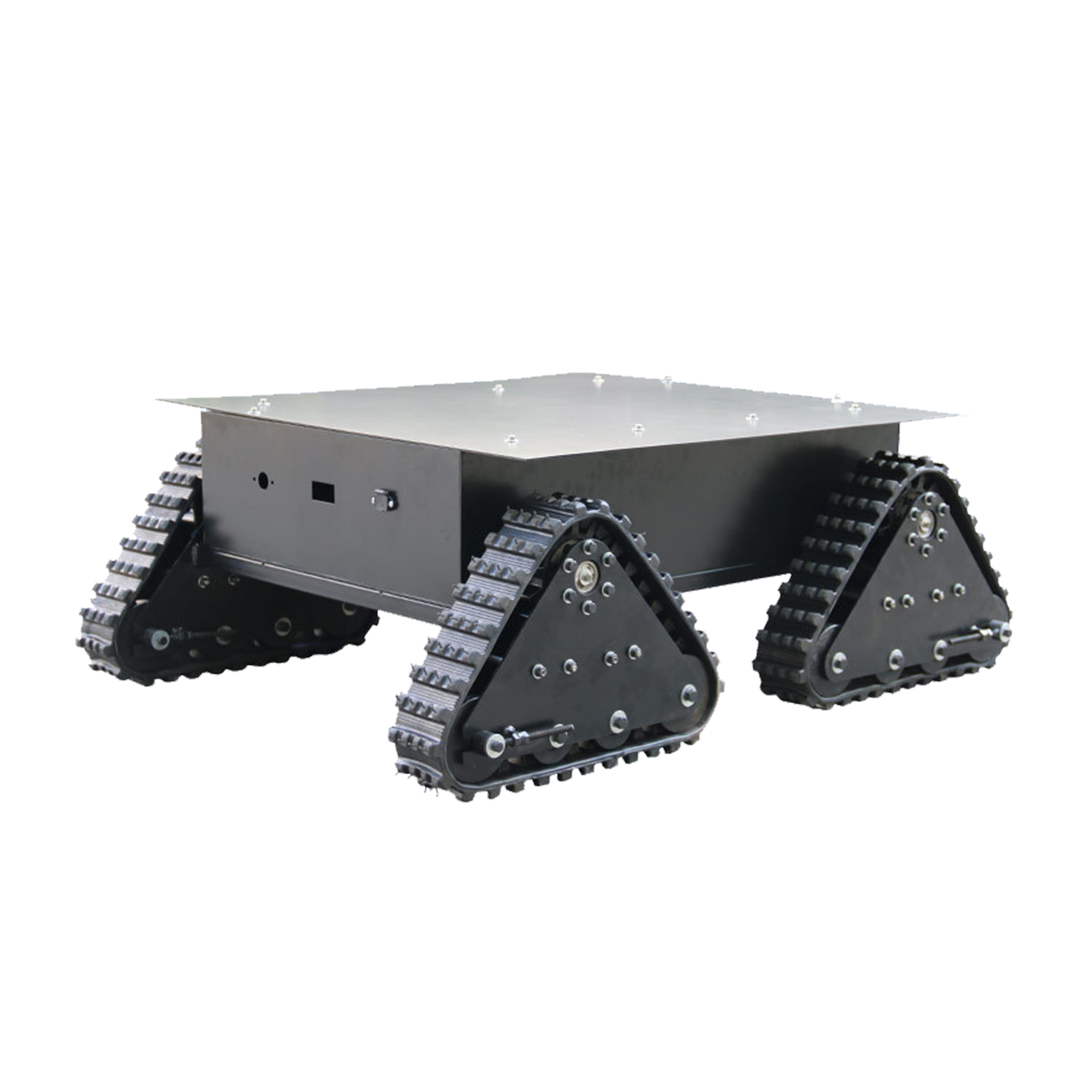 Robotic Triangular Rubber Track Vehicle   