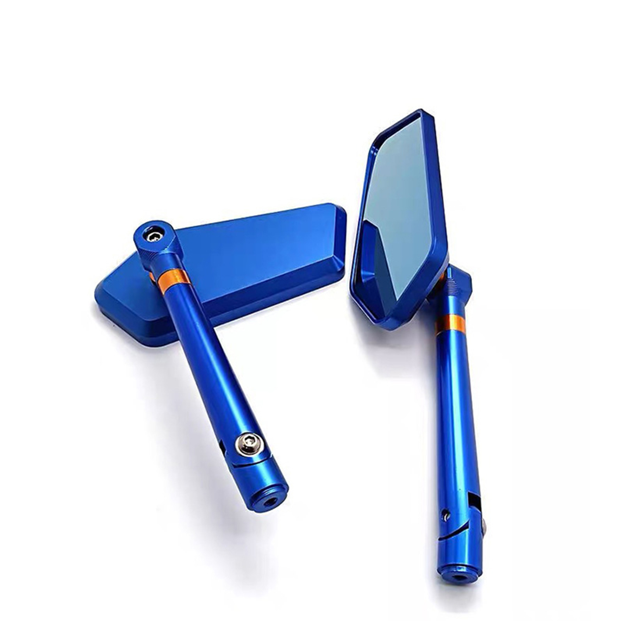 Large Aluminum Motorcycle Rear View Mirrors   