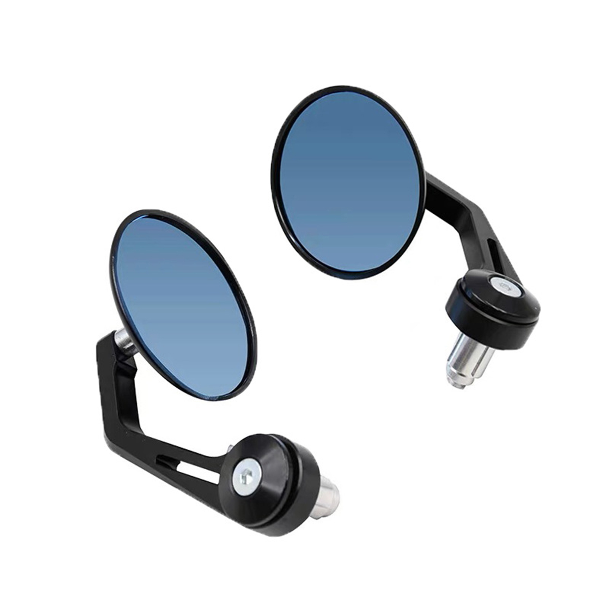 Motorcycle Round Aluminum Alloy Rearview Mirror   