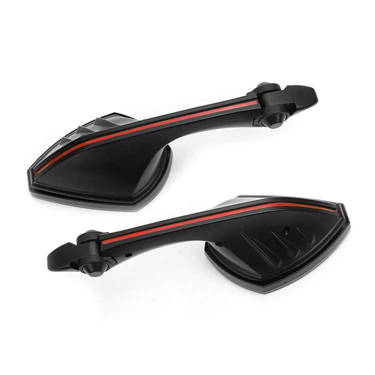 360 Adjustable Rhombus Motorcycle Side Rear View Mirror   
