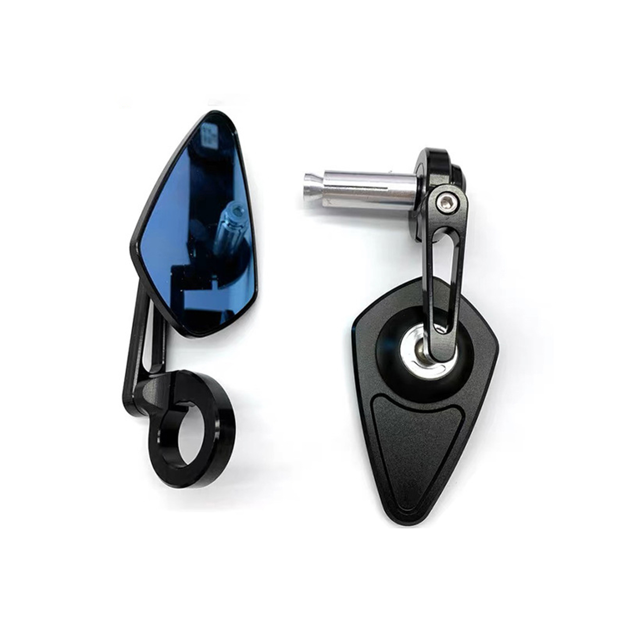Motorcycle Stealth Aluminum Pentagon Side Rear View