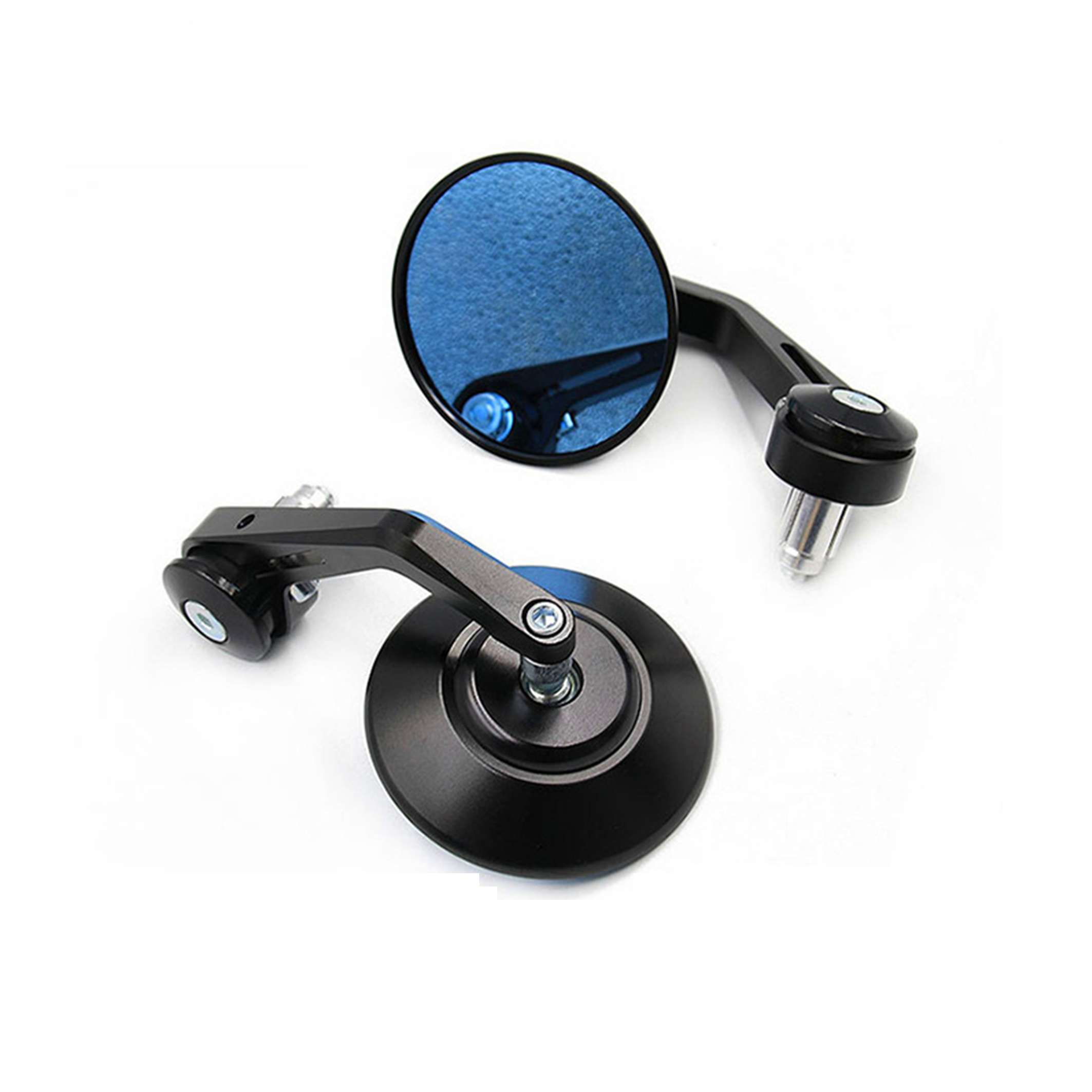 Motorcycle Round Aluminum Alloy Rearview Mirror   