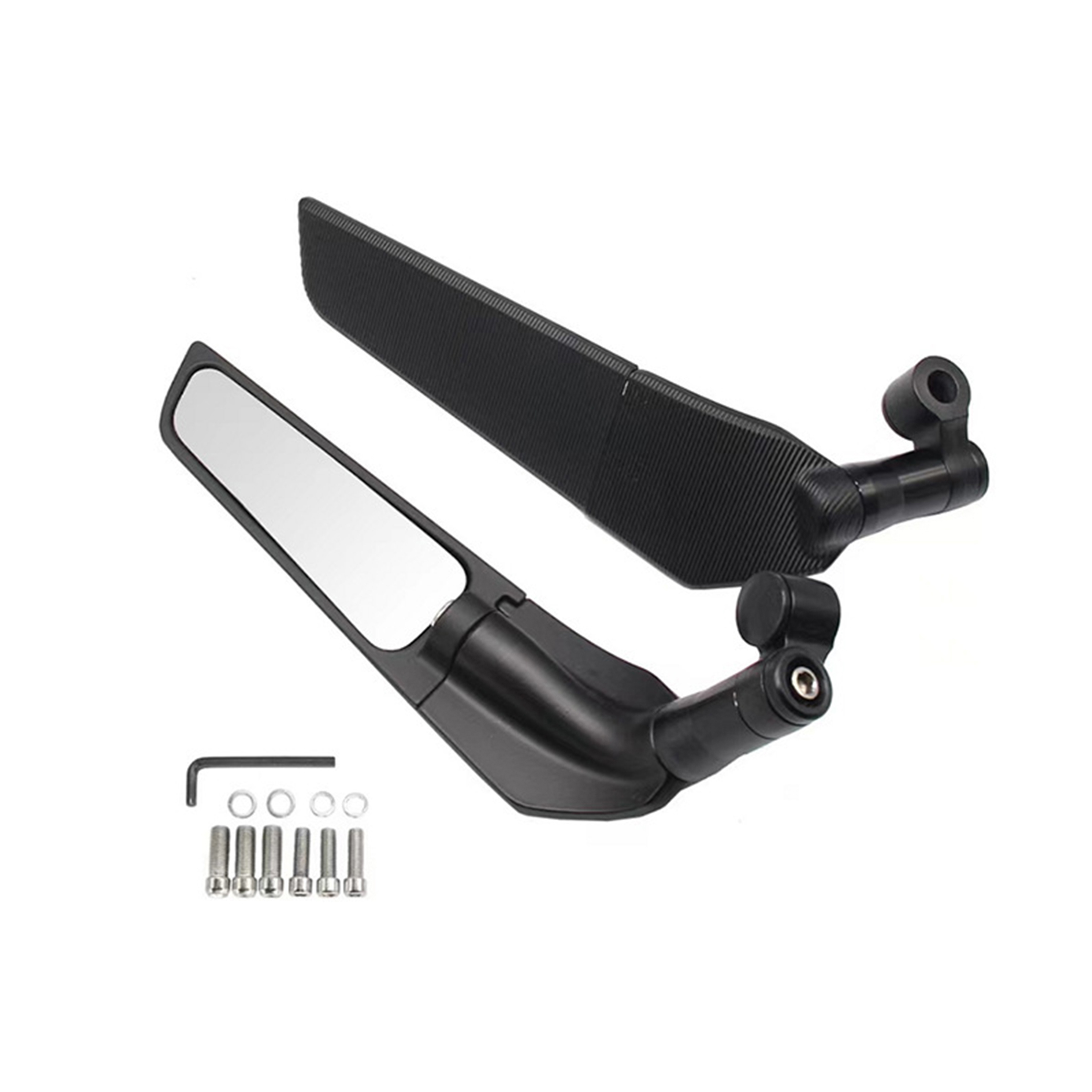 90° Rotatable Motorcycle Rearview Mirror