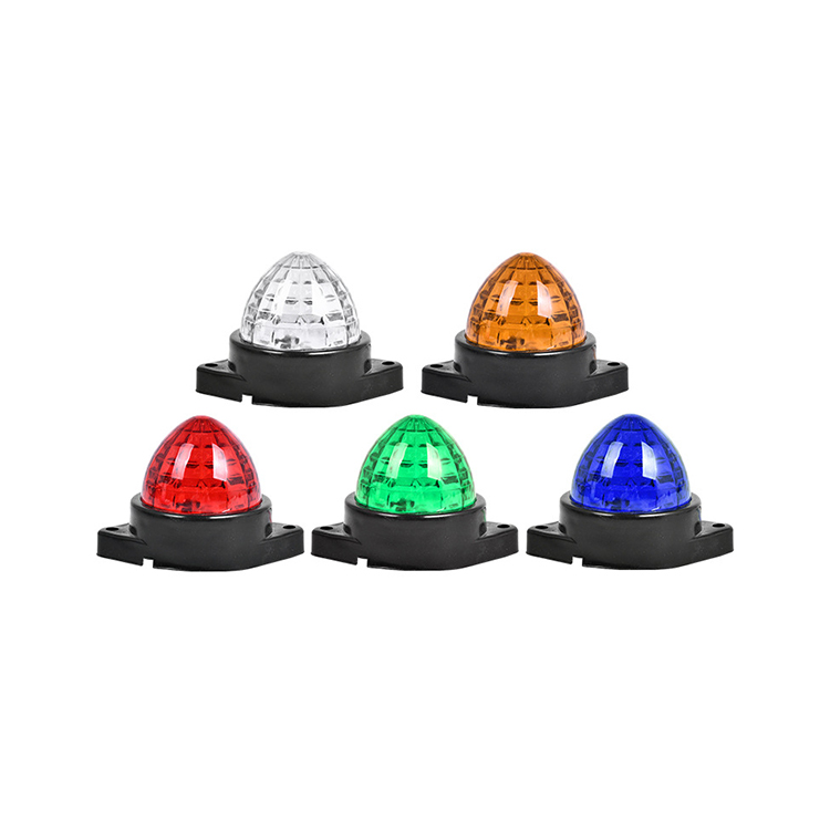 Round LED Trailer Clearance Lamp Truck Side Marker Light