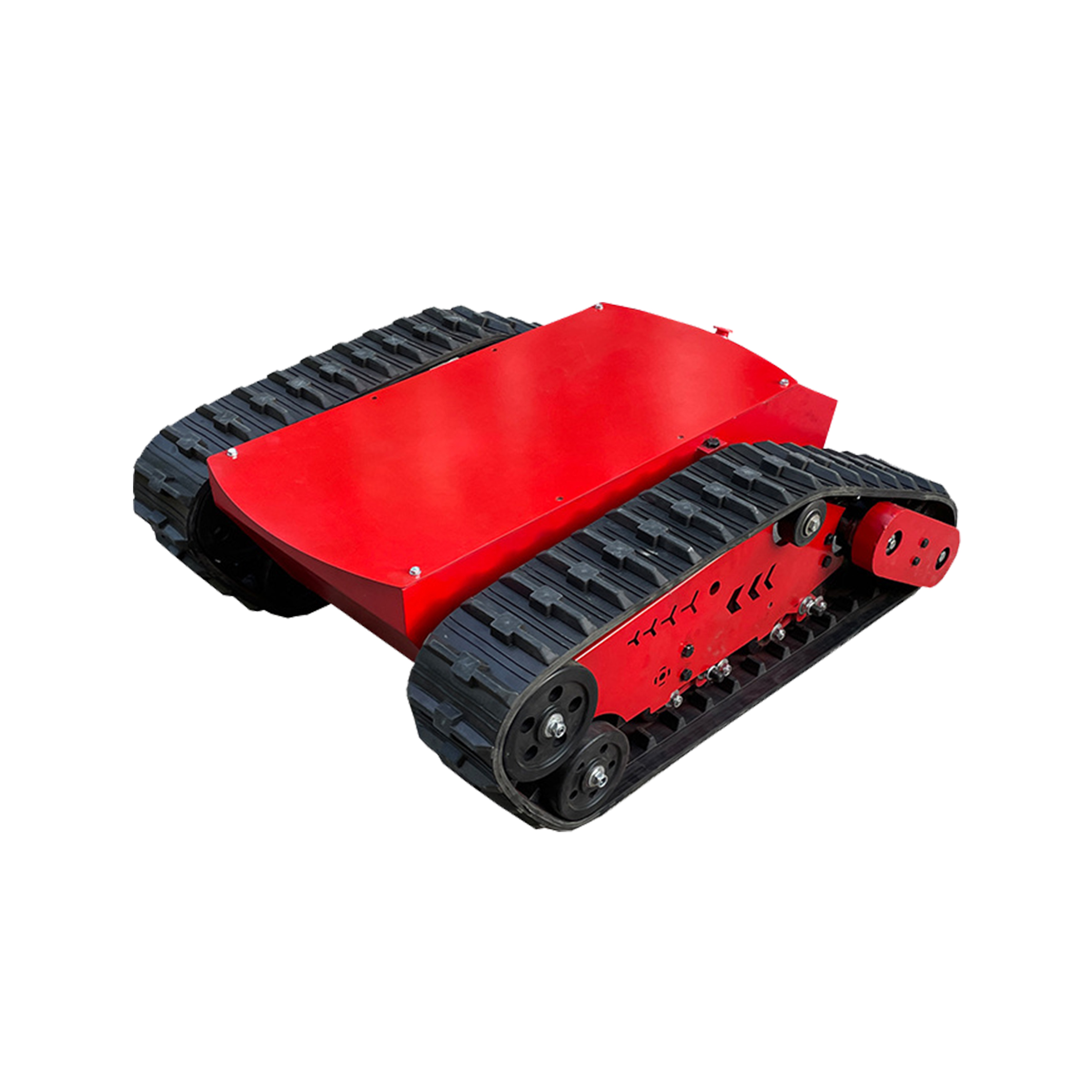 Electronic Motor Rubber Tracked Chassis