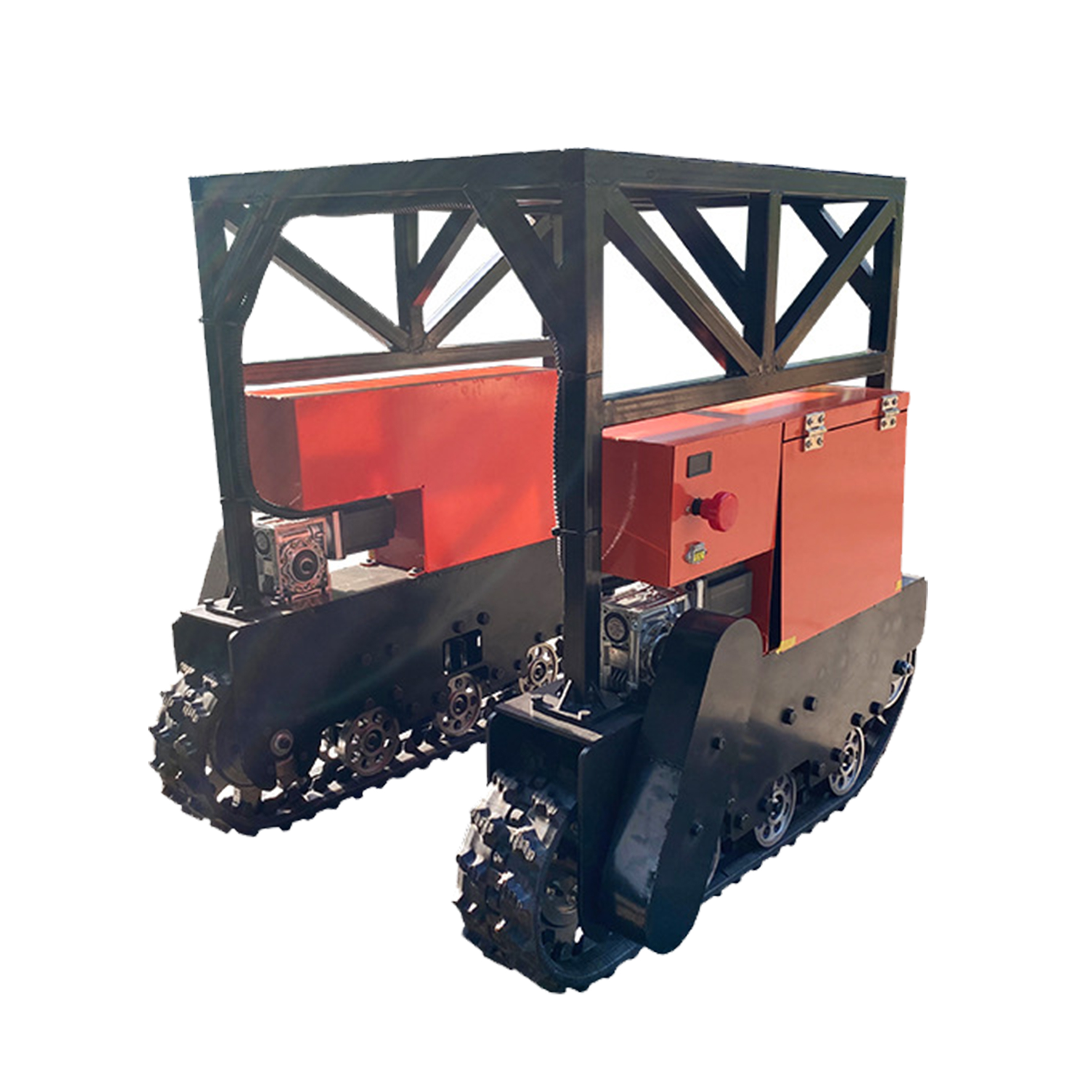 Electric Rubber Track Undercarriage Chassis Platform