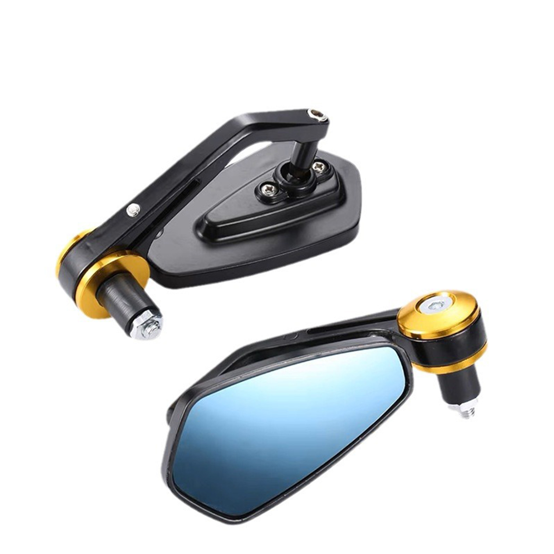 Anti-Glare HD Motorbike Handlebar End Side Mirror