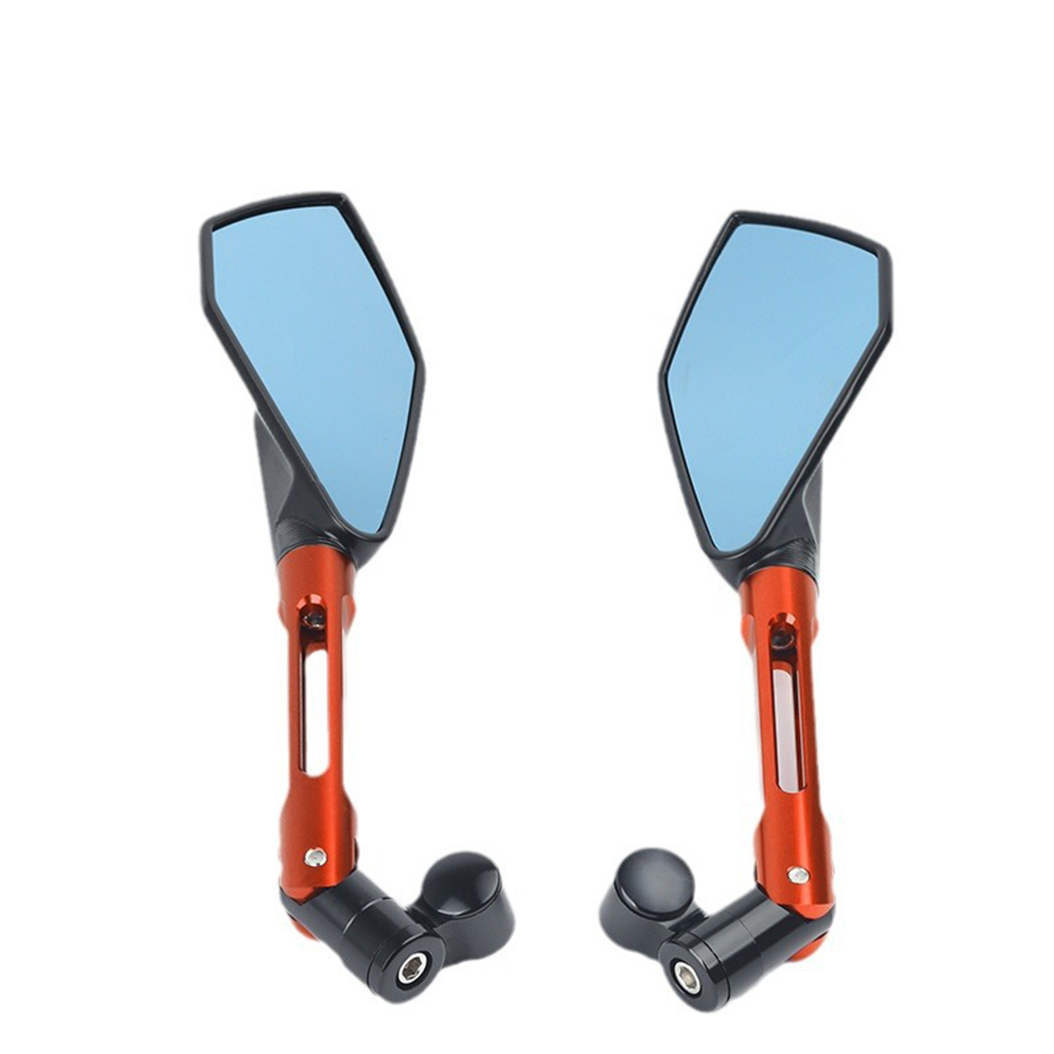 Pentagonal Rearview Mirrors Bike Motorcycles Reflectors