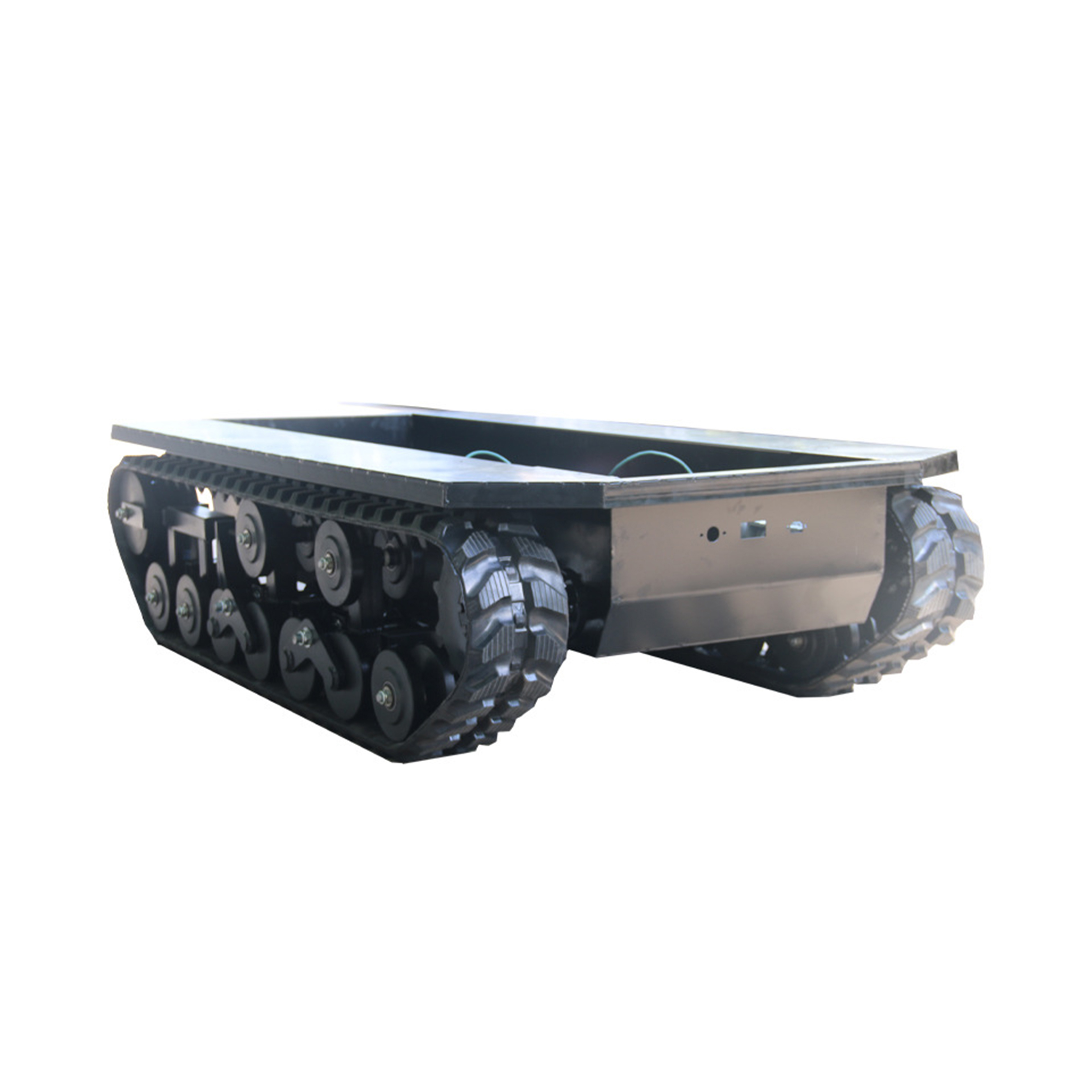 Small Electric Robot Rubber Track Chassis