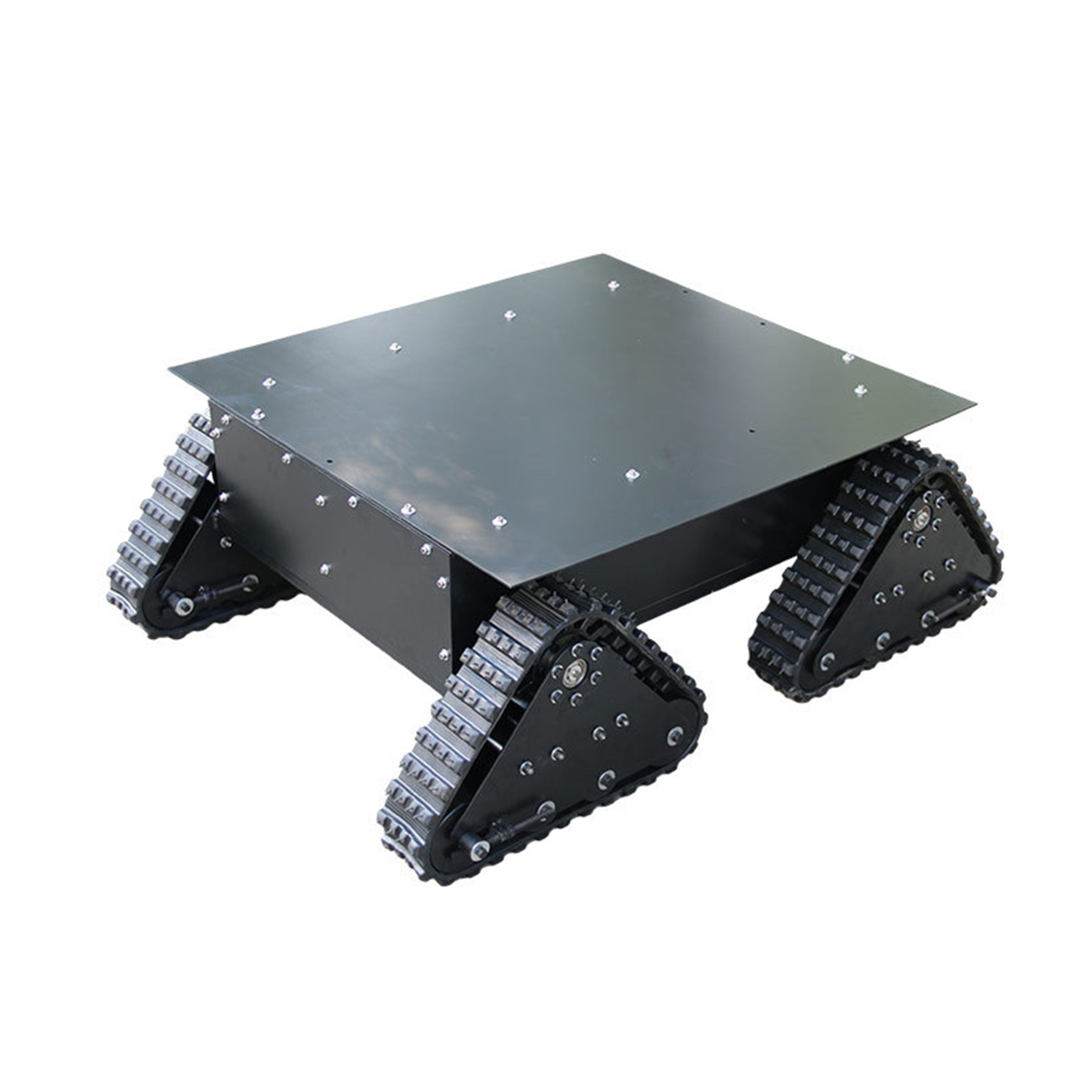 Robotic Triangular Rubber Track Vehicle   