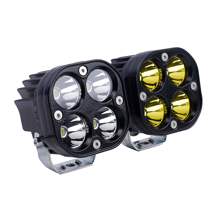 Automobile White Yellow Auxiliary Fog Lamp