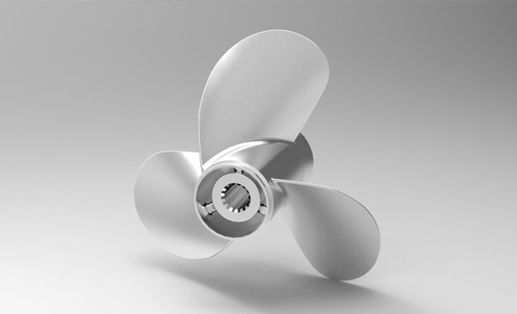 What are the common causes of propeller damage?